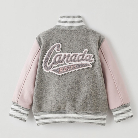 NWT Kids Roots Varsity Jacket 5T - Picture 2 of 6